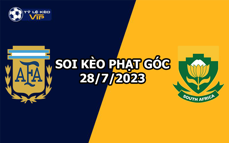 Soi kèo phạt góc Nữ Argentina vs Nữ Nam Phi 07h00 ngày 28/7/2023