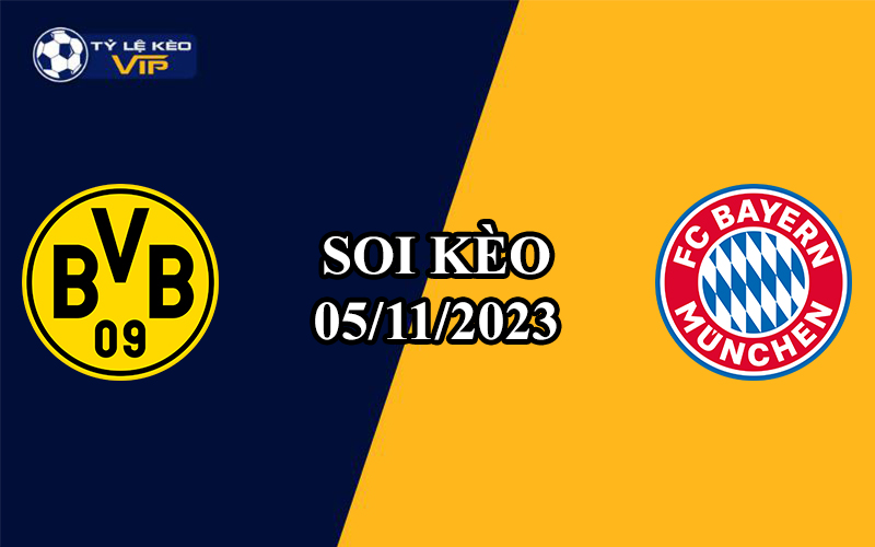 Soi kèo trận đấu Dortmund vs Bayern Munich 00h30 ngày 05/11/2023