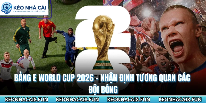 Bảng E World Cup 2026 - Nhận Định Tương Quan Các Đội Bóng 1 Bảng E World Cup 2026