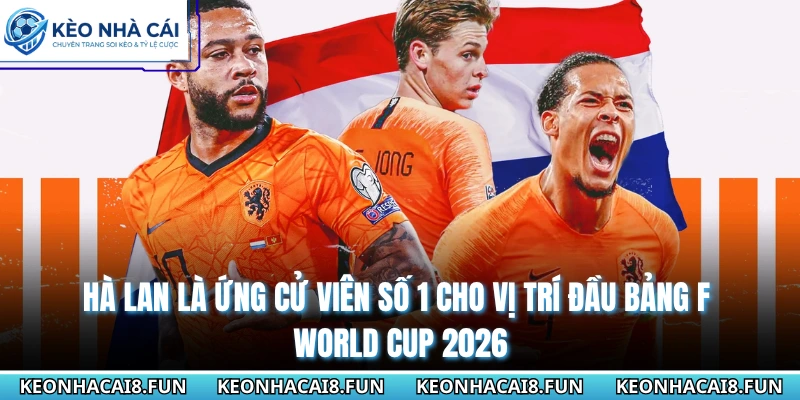 Bảng F World Cup 2026 - Cuộc Đua Kịch Tính Cho Tấm Vé Đi Tiếp 1 Hà Lan là ứng cử viên số 1 cho vị trí đầu bảng F World Cup 2026