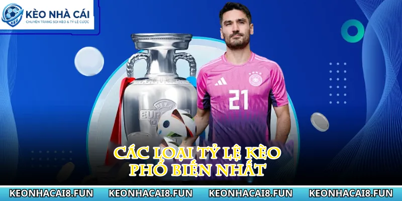 Kèo nhà cái 167 Các loại tỷ lệ kèo phổ biến nhất